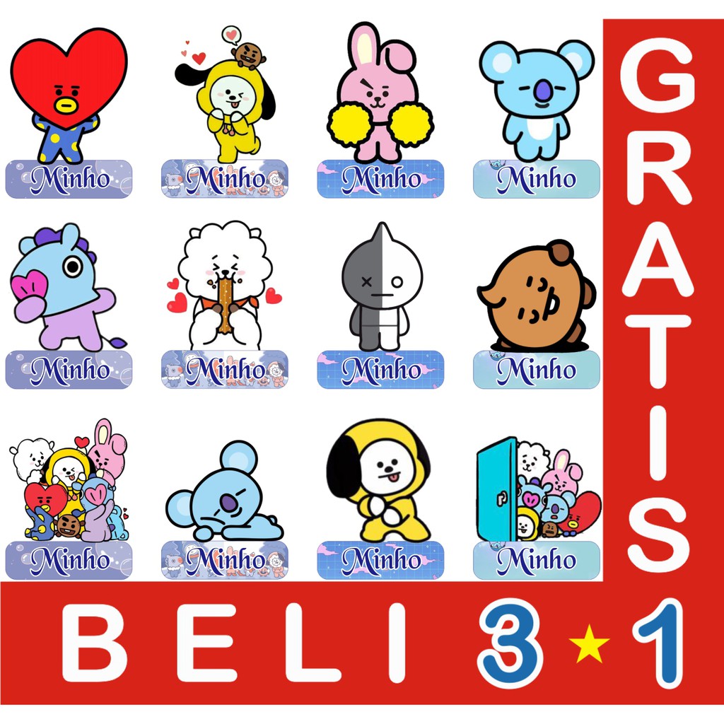 Detail Gambar Bt21 Dan Nama Nomer 14