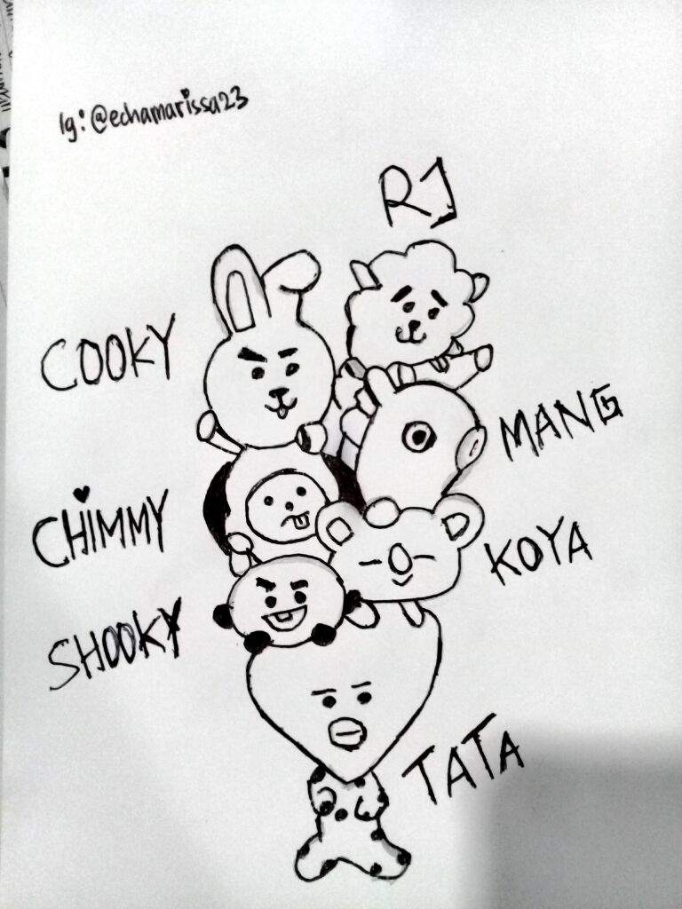 Detail Gambar Bt21 Yang Mudah Digambar Nomer 9