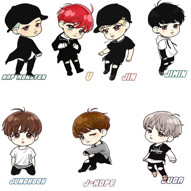 Detail Gambar Bts Chibi Nomer 8