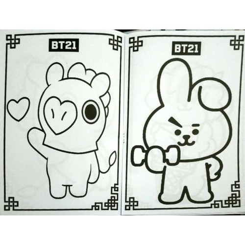 Detail Gambar Bts Untuk Mewarnai Nomer 19