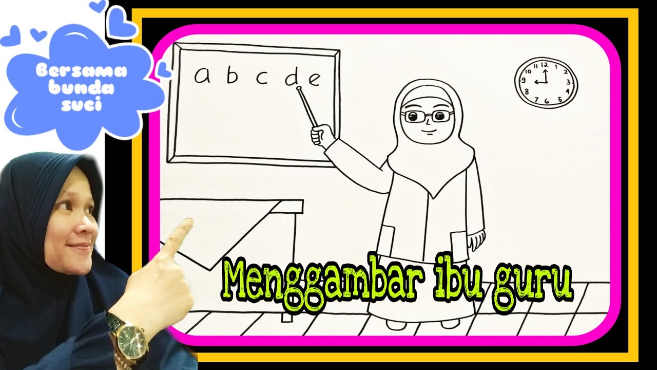 Gambar Bu Guru Mengajar - KibrisPDR