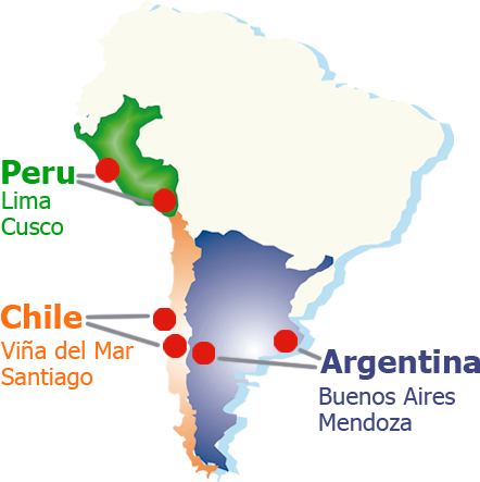 Chile Peru Map - KibrisPDR