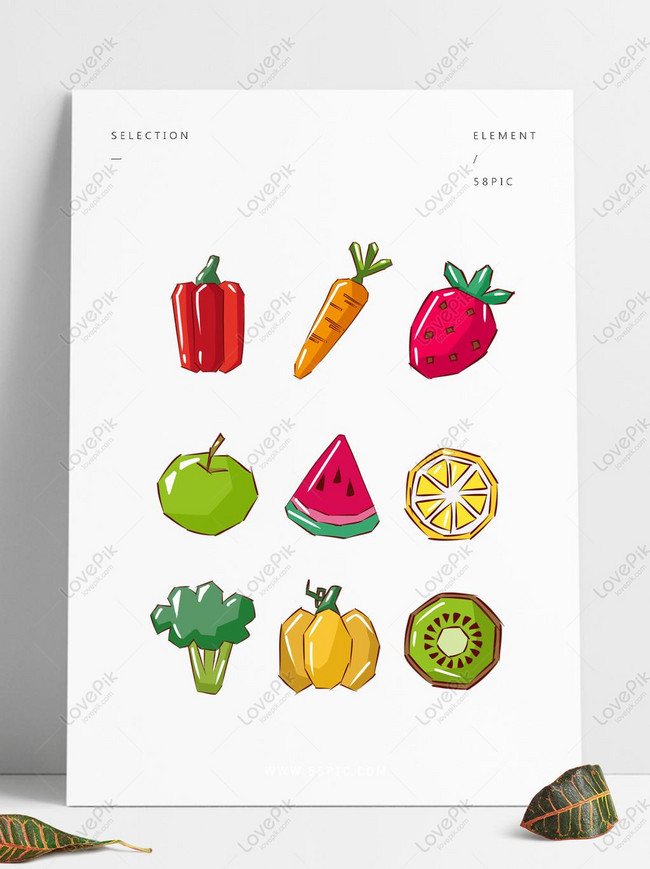 Detail Gambar Buah Sayur Ilustrasi Gambar Buah Dan Sayur Kartun Nomer 18