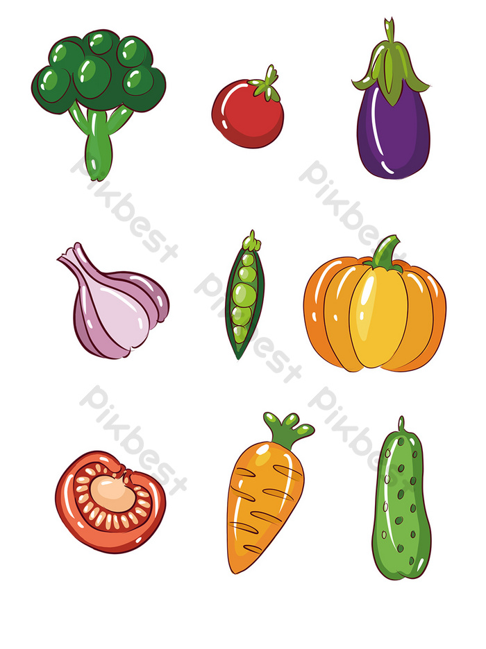 Detail Gambar Buah Sayur Ilustrasi Gambar Buah Dan Sayur Kartun Nomer 38