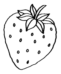 Detail Gambar Buah Strawberry Hitam Putih Nomer 9
