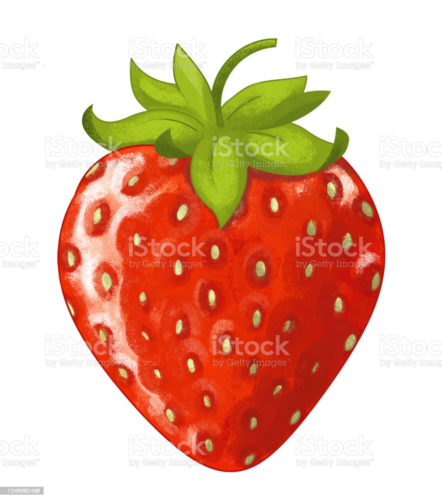 Detail Gambar Buah Stroberi Kartun Nomer 9