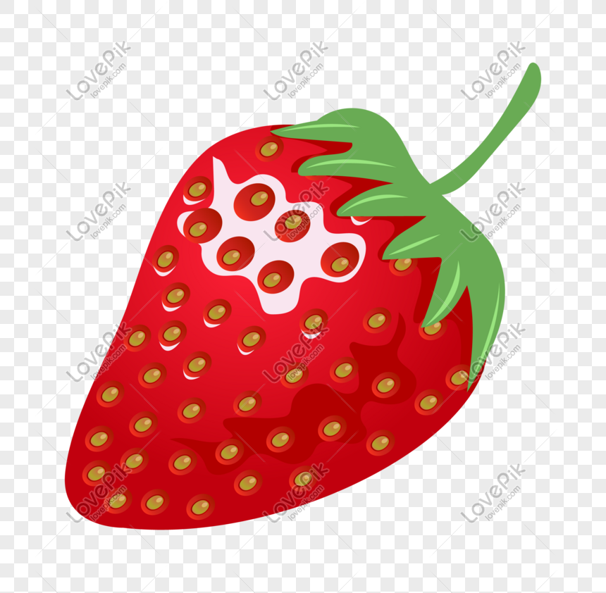 Detail Gambar Buah Stroberi Kartun Nomer 11