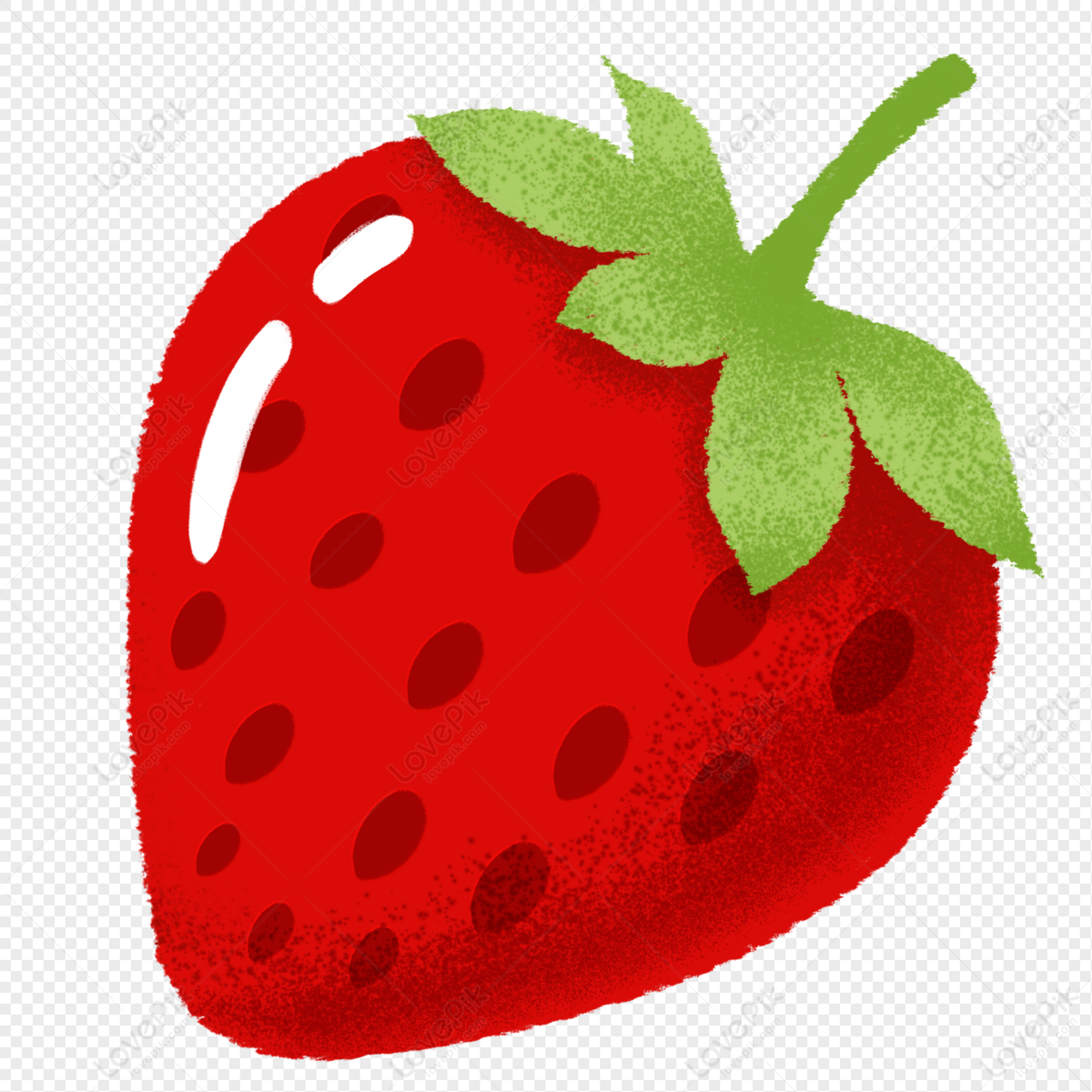 Detail Gambar Buah Stroberi Kartun Nomer 14
