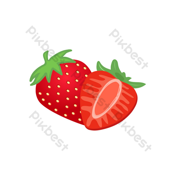 Detail Gambar Buah Stroberi Kartun Nomer 37