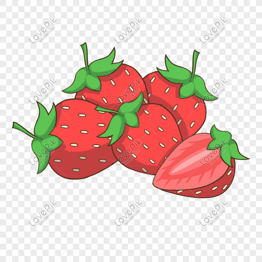 Detail Gambar Buah Stroberi Kartun Nomer 38