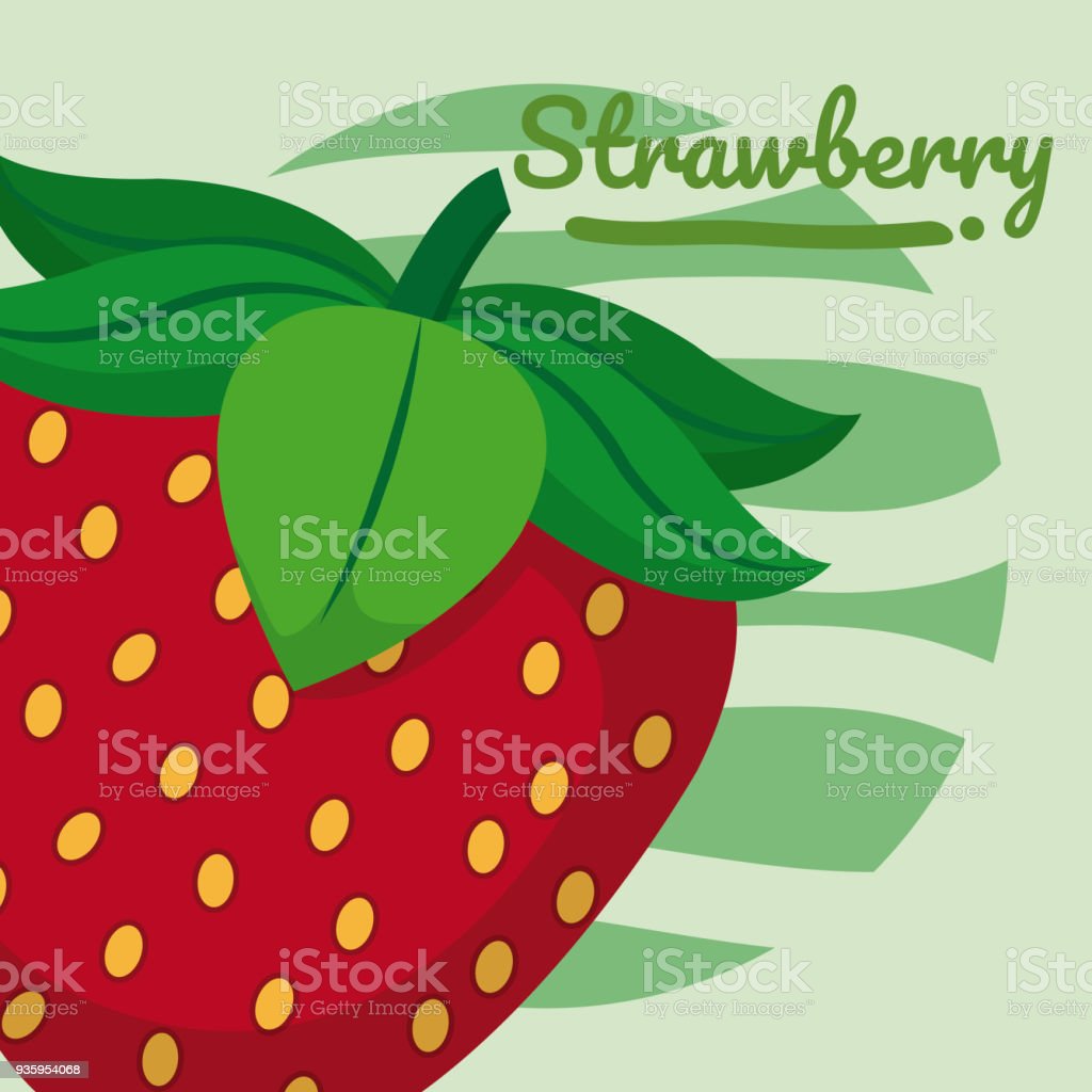 Detail Gambar Buah Stroberi Kartun Nomer 42