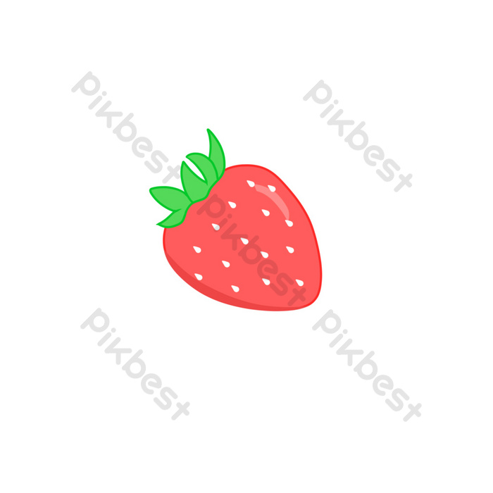 Detail Gambar Buah Stroberi Kartun Nomer 52