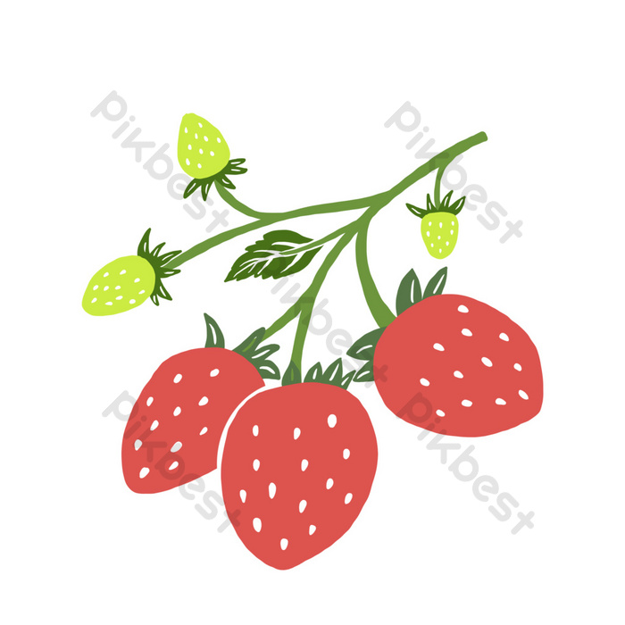 Detail Gambar Buah Stroberi Kartun Nomer 54