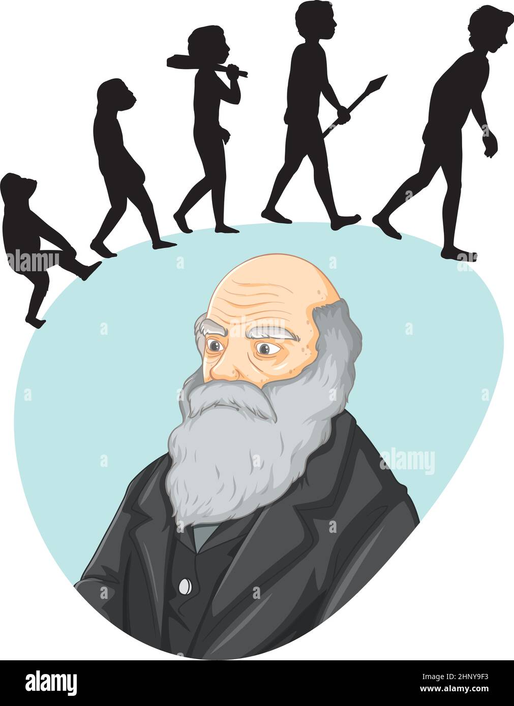 Detail Charles Darwin Cartoon Drawing Nomer 5