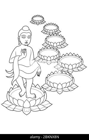 Gambar Buddha Untuk Diwarnai - KibrisPDR