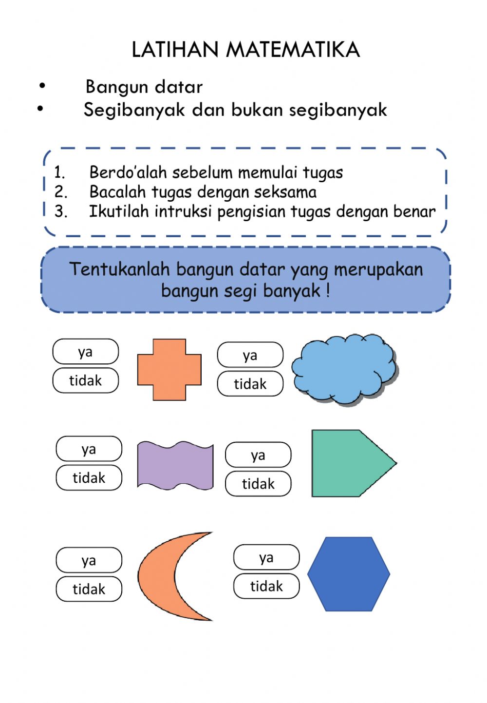 Detail Gambar Bukan Segi Banyak Nomer 11