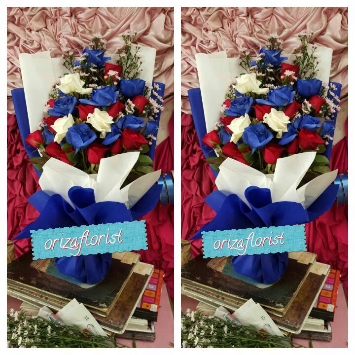 Detail Gambar Buket Bunga Warna Biru Nomer 46