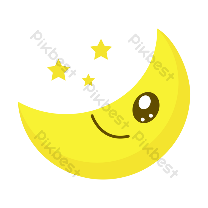 Detail Gambar Bulan Lucu Nomer 15