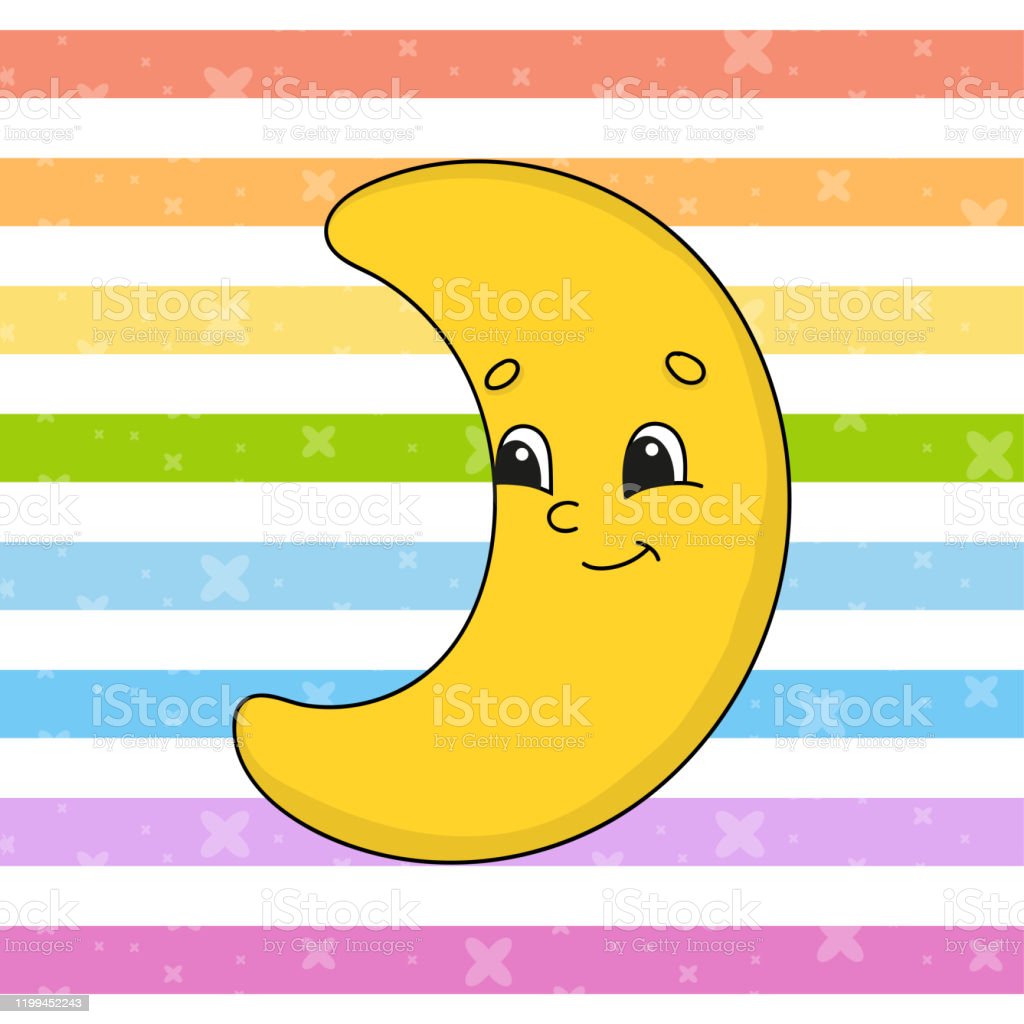 Detail Gambar Bulan Lucu Nomer 19