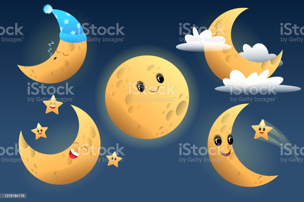 Detail Gambar Bulan Lucu Nomer 3