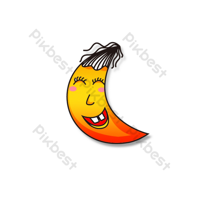 Detail Gambar Bulan Lucu Nomer 26