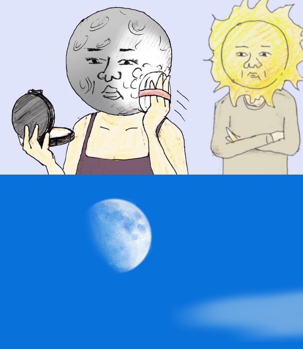 Detail Gambar Bulan Lucu Nomer 29