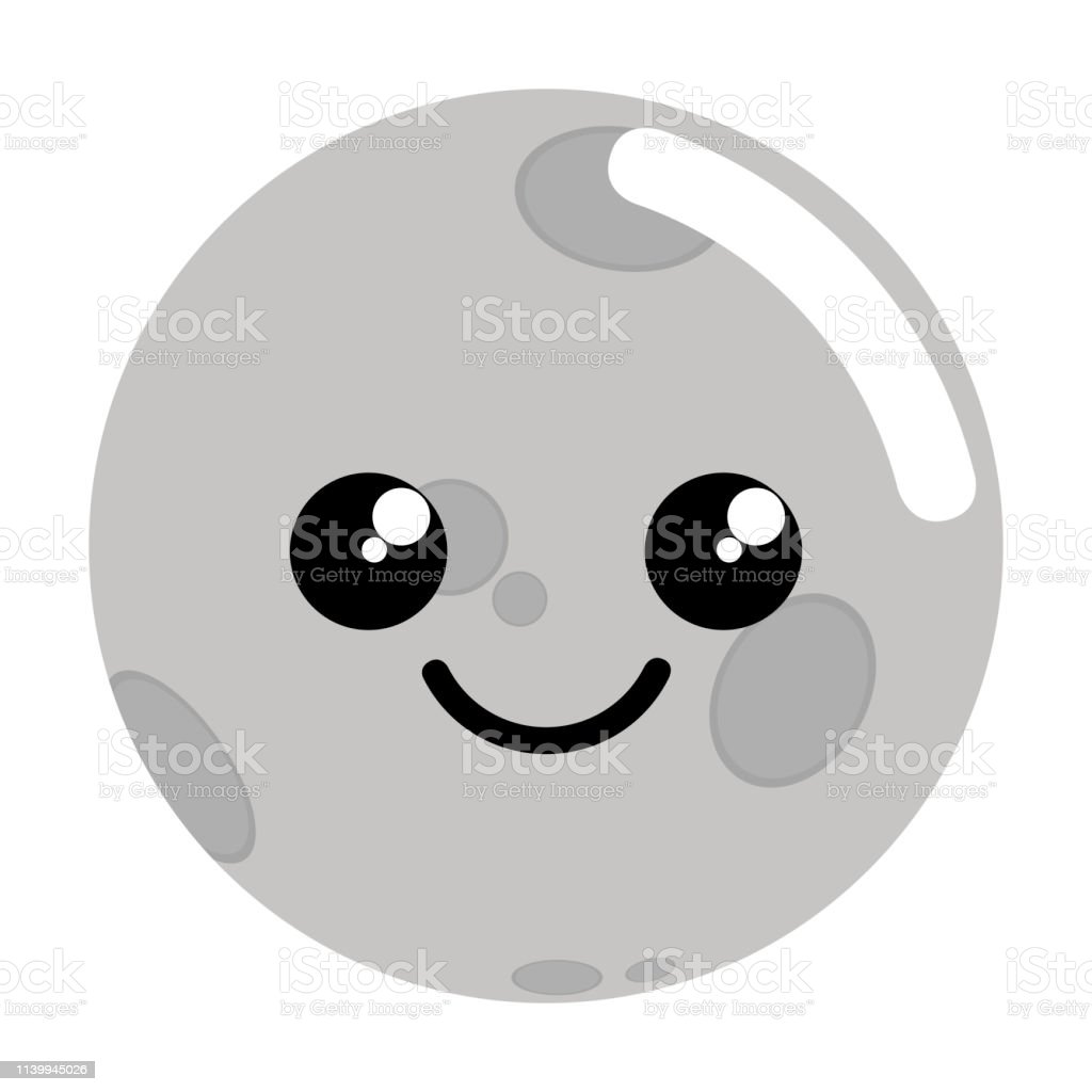 Detail Gambar Bulan Lucu Nomer 44