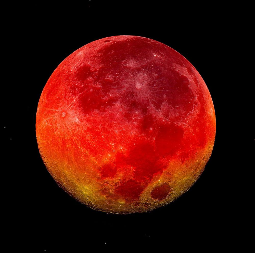 Detail Gambar Bulan Merah Nomer 24
