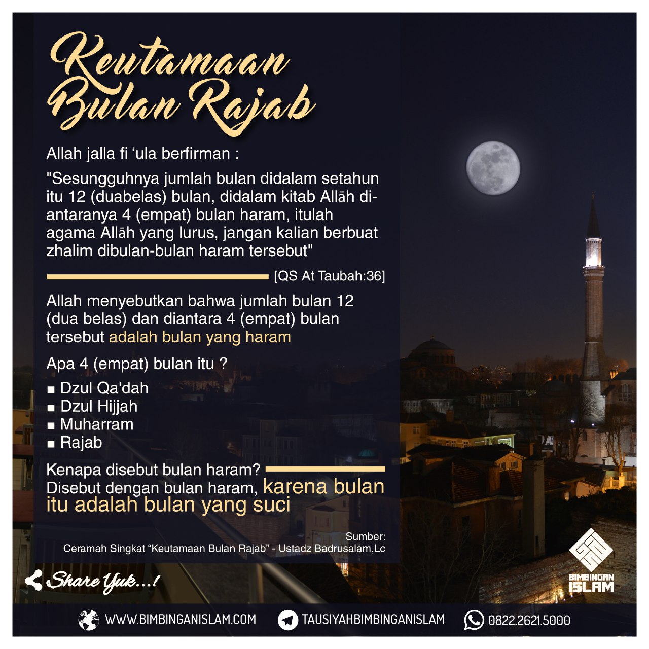 Detail Gambar Bulan Rajab Nomer 40