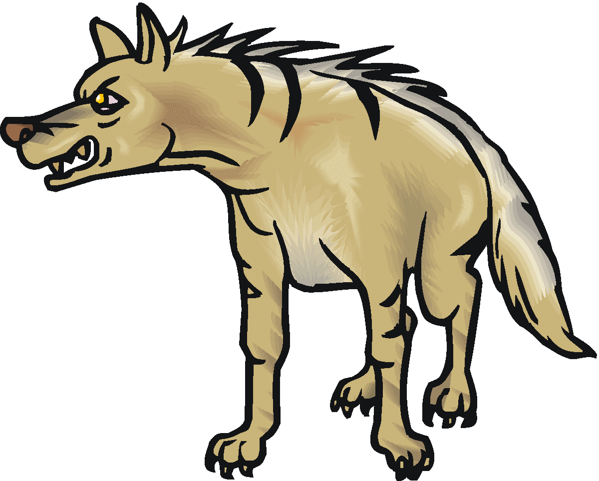 Detail Hyena Drawing Nomer 10