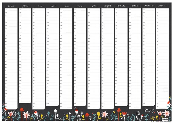 Detail Kalender 2020 Wandkalender Nomer 19