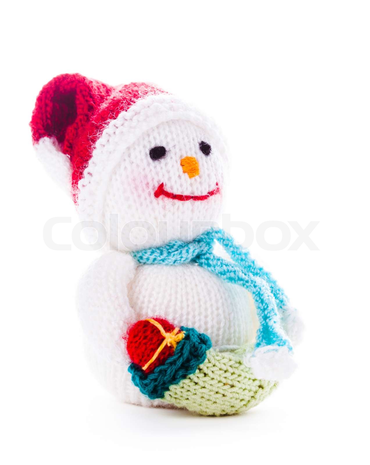 Detail Schneemann Stricken Nomer 3