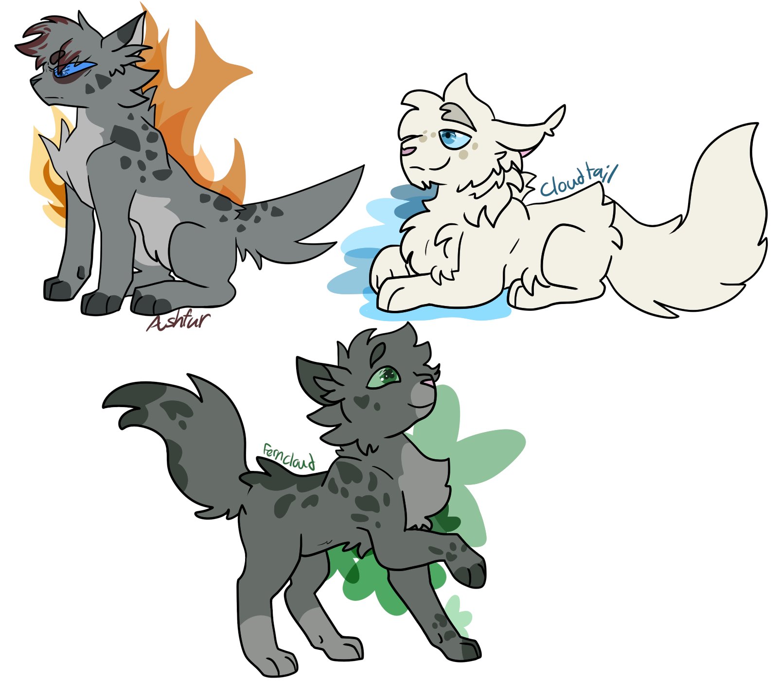 Ashfur And Ferncloud - KibrisPDR