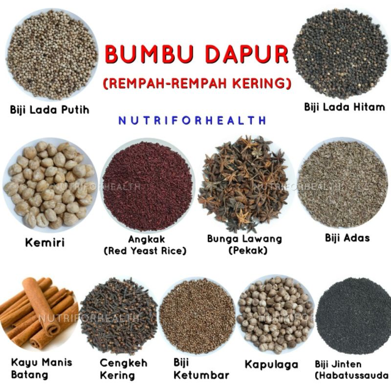 Detail Gambar Bumbu Dapur Lengkap Nomer 14