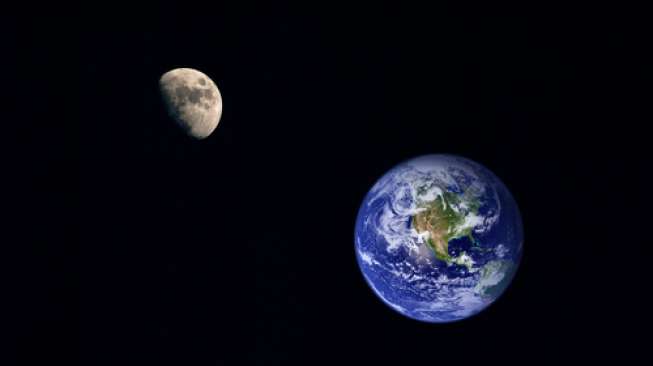 Detail Gambar Bumi Dan Bulan Nomer 7