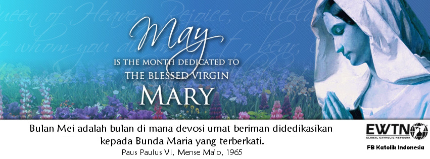 Detail Gambar Bunda Maria Dengan Tulisan Bulan Rosario Nomer 46