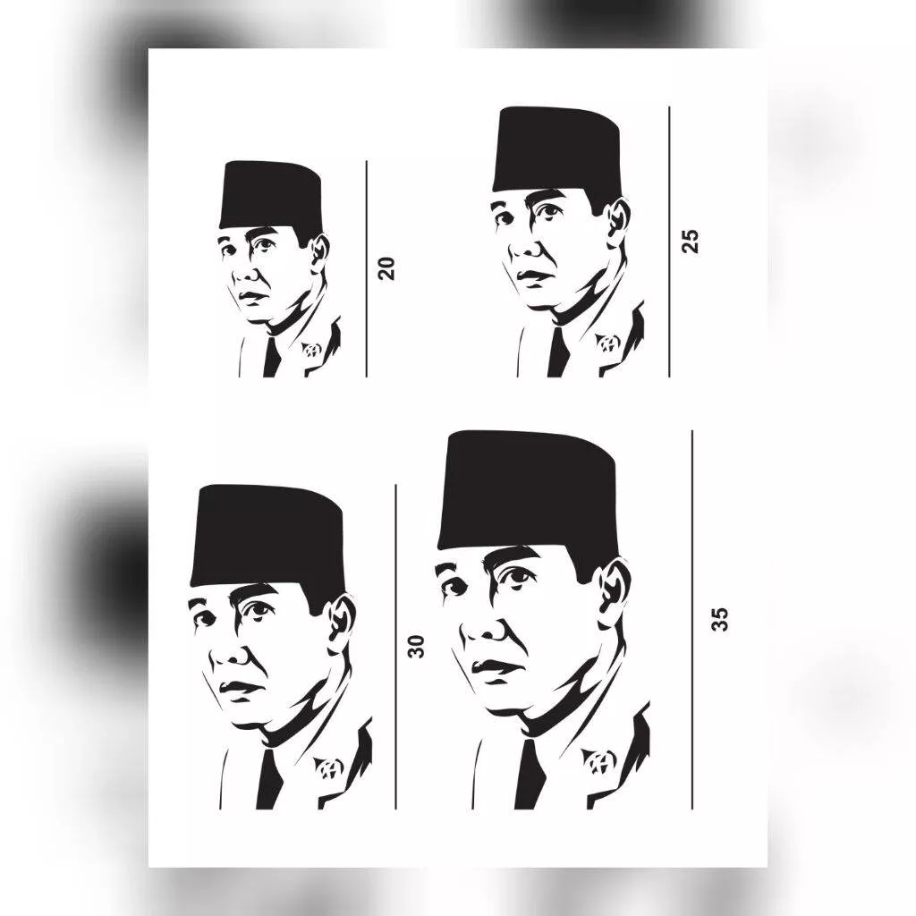 Detail Gambar Bung Karno Hitam Putih Nomer 14