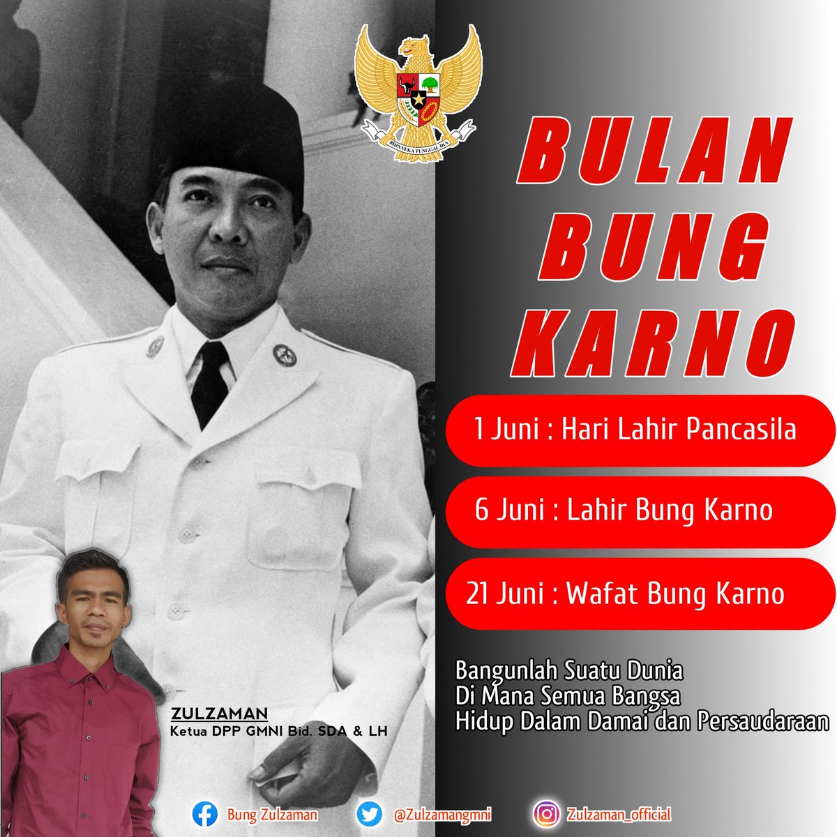 Detail Gambar Bung Karno Tuhan Tidak Merubah Satu Bangsa Nomer 27