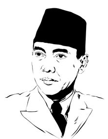 Detail Gambar Bung Karno Vector Nomer 19