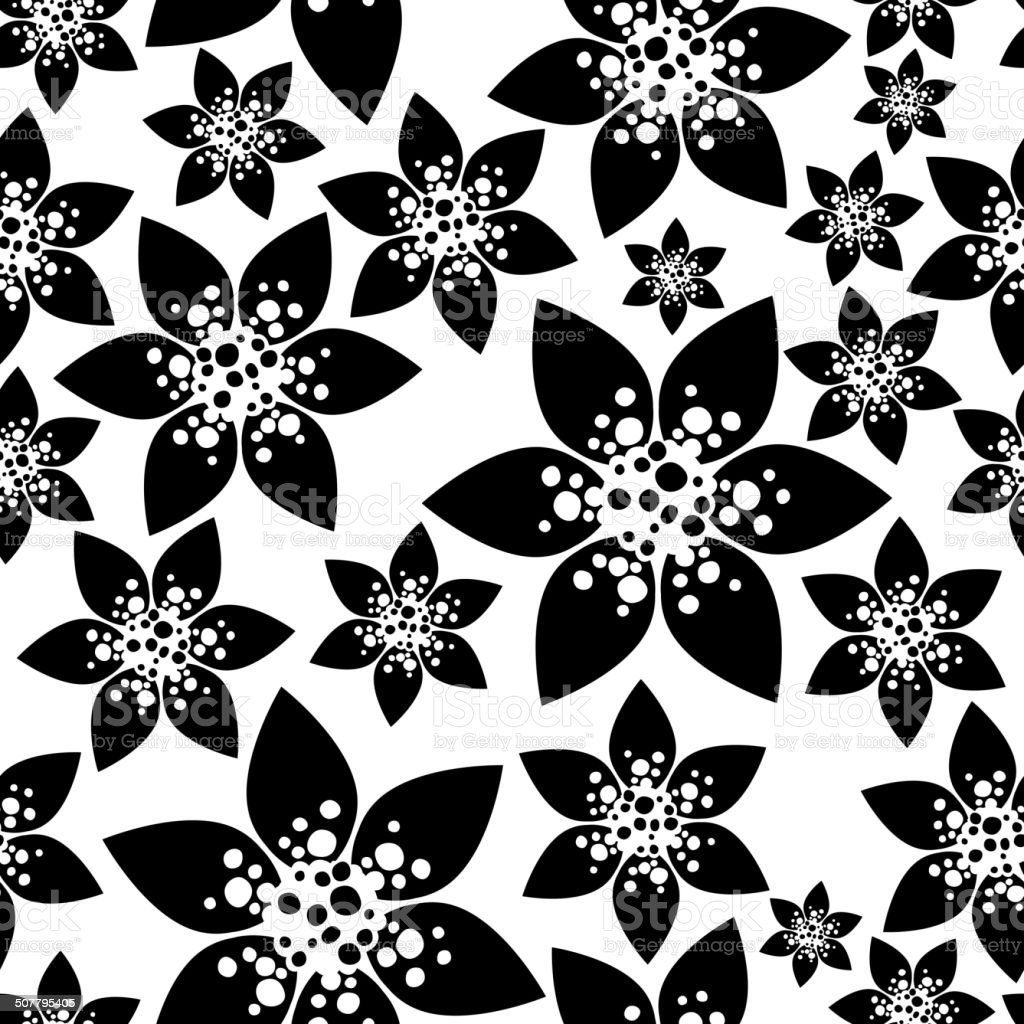 Detail Gambar Bunga Abstrak Hitam Putih Nomer 54