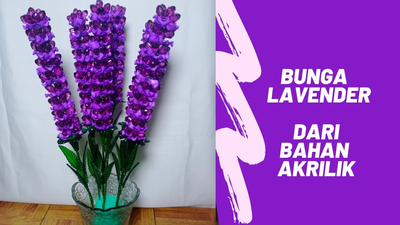 Detail Gambar Bunga Akrilik Lavender Nomer 40