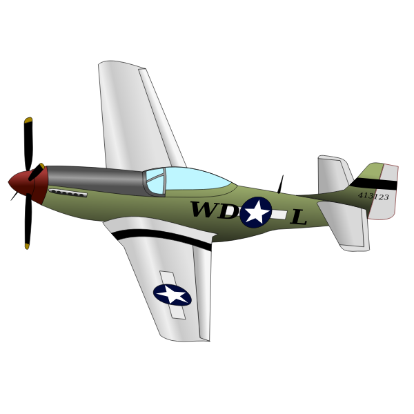 Detail P 51 Mustang Coloring Pages Nomer 4