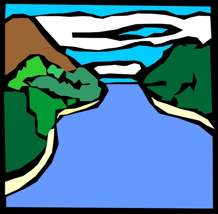 Detail River Clipart Nomer 6