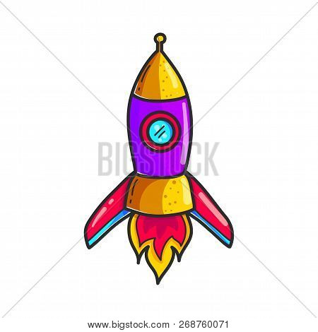 Detail Spaceship Drawing With Color Nomer 12