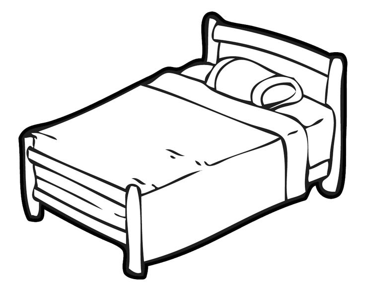 Detail Bed Clipart Side View Nomer 16