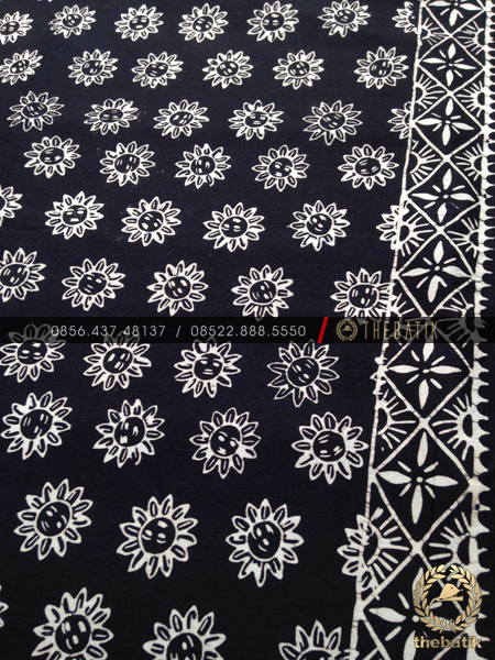 Detail Gambar Bunga Batik Hitam Putih Nomer 48