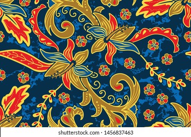 Detail Gambar Bunga Batik Vector Nomer 57