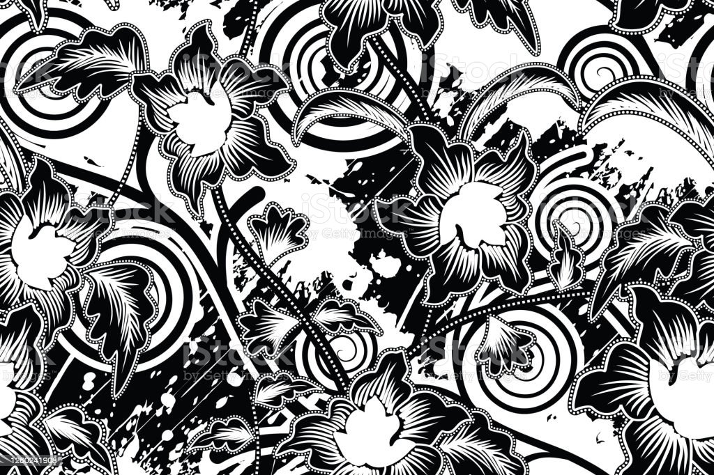 Detail Gambar Bunga Batik Vector Nomer 7