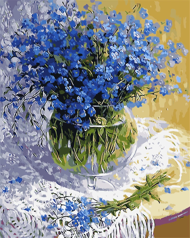 Detail Gambar Bunga Berwarna Biru Nomer 31