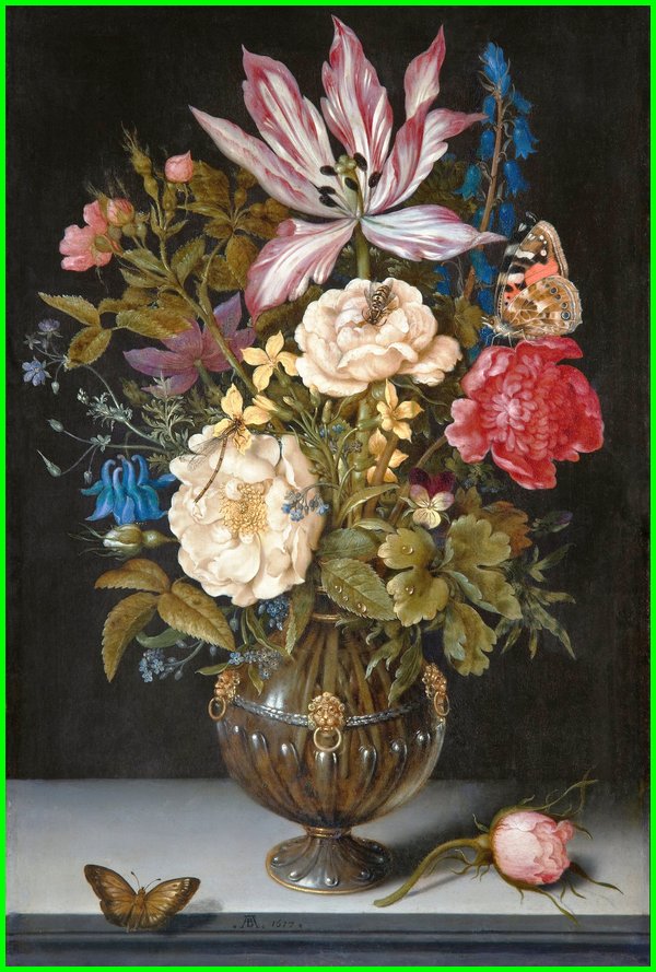 Detail Gambar Bunga Cantik Lukisan Nomer 8